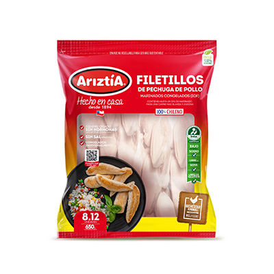 Filetillo de pechuga de pollo 650gr