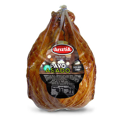 Pavo entero asado