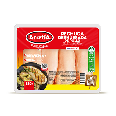 Pechuga deshuesada de pollo 850gr