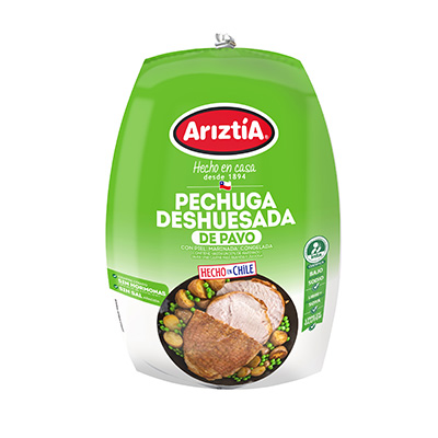 Pechuga de pavo deshuesada con piel