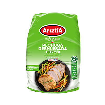 Pechuga de pavo deshuesada sin piel