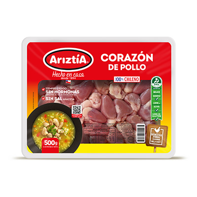 Corazón de pollo 500gr