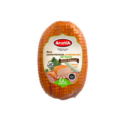 Jamón pechuga acaramelada de pavo 5,4 kgs