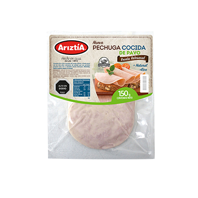 Pechuga cocida de pavo 150gr (laminado)