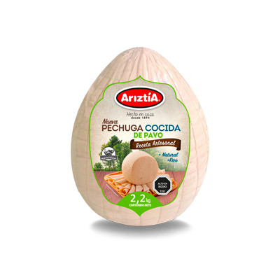 Pechuga cocida de pavo 2,2 kg