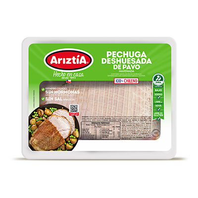 Pechuga deshuesada enmallada de pavo