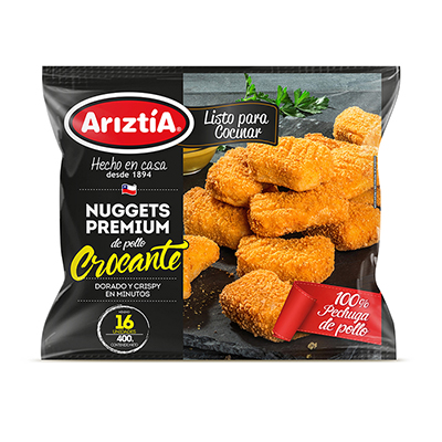 Ariztía Nuggets de Pollo premium crocante 400gr