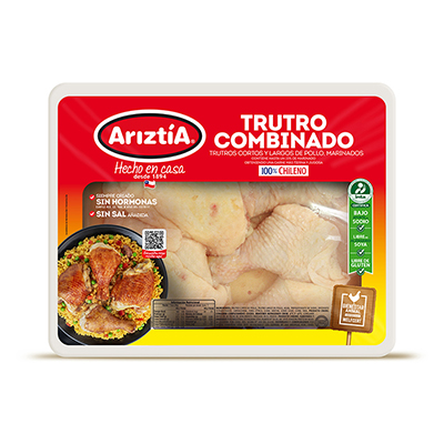 Trutro combinado de pollo marinado Ariztía